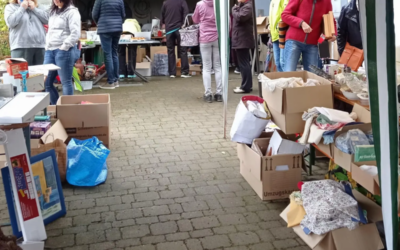Frauen Union trotzt Regen und veranstaltet erfolgreichen Flohmarkt