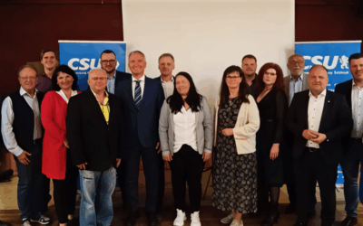 CSU Schnaittenbach – stark in der neuen Kreisvorstandschaft vertreten / Dr. Harald Schwartz mit 99 % bestätigt