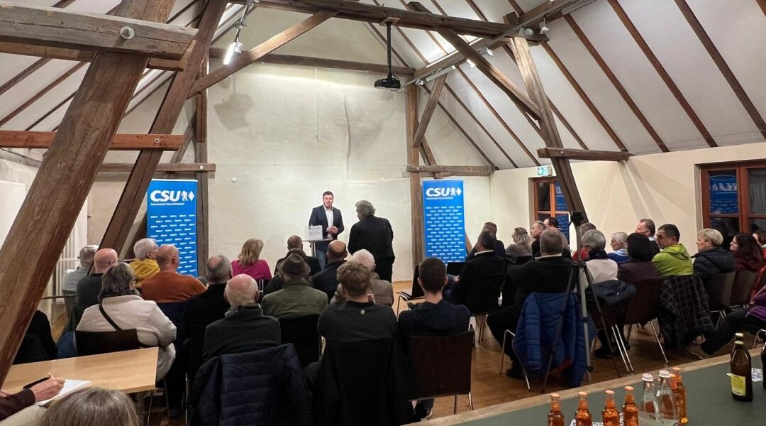 CSU-Bürgerforum füllt den Kulturstadl bis auf den letzten Platz